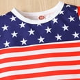 thumbnail image 5 of Lilgiuy Toddler Baby Boys Girls Independence Day Clothes Outfit 4th of July Outfit American Flag Tank Tops+Shorts Set Clearance, 5 of 5