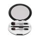 thumbnail image 2 of Juego de brochas cosméticas de ABS, 5 uds., colorete en polvo, sombra de ojos, brocha para mezclar labios, color negro, 2 of 8