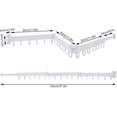thumbnail image 6 of Miumaeov Wall Mounted Retractable Clothes Drying Rack, Foldable Rotatable Clothes Hanger with 18 Hooks Space Saver Clothes Rack for Laundry Balcony Bedroom (White), 6 of 6