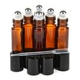 thumbnail image 2 of 1Pc 10ml Amber Glass Roll-On Bottles Sample Test Essential Oil Vials Empty Containers with Stainless Steel Roller Ball, 2 of 7
