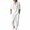 White, variant on JUUYY Mens 2 Piece Linen Set Long Sleeve Button Down Casual Hoodie Shirt and Loose Jogger Pants Sets Beach Vacation Summer Outfits Khaki XXXL