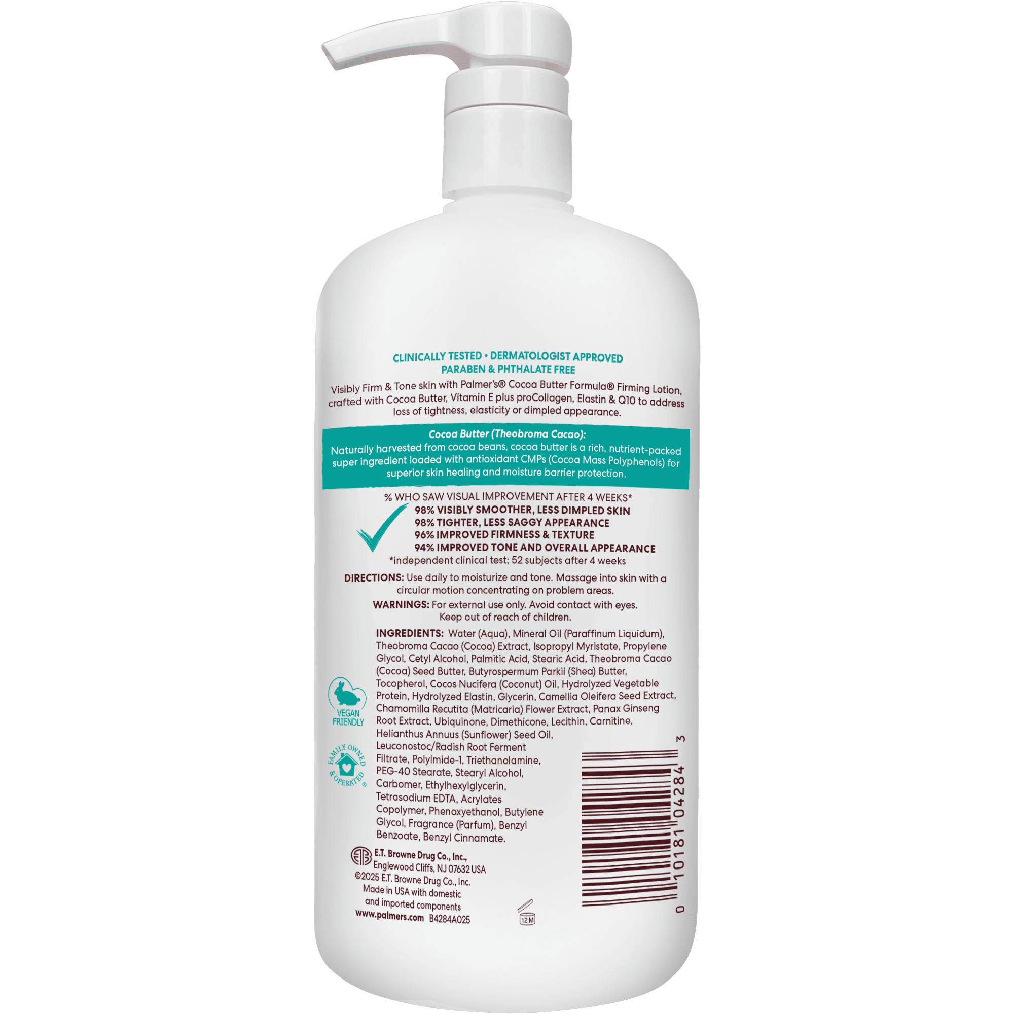 Palmer's Cocoa Butter Formula Firming Body Lotion Smooths and Tightens Loose Dry Skin 33.8 oz