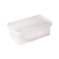 thumbnail image 3 of Hilingoto Small Meal Prep Containers, Rectangular Plastic Storage Box with Lid, Leakproof Freezer & Microwave Safe for Kitchen Organization Leftovers, Clear, S Size, 3 of 10