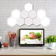 thumbnail image 5 of Lámpara decorativa de pared hexagonal DIY Sincero 7 luces con fuente de alimentación incluida, 5 of 10