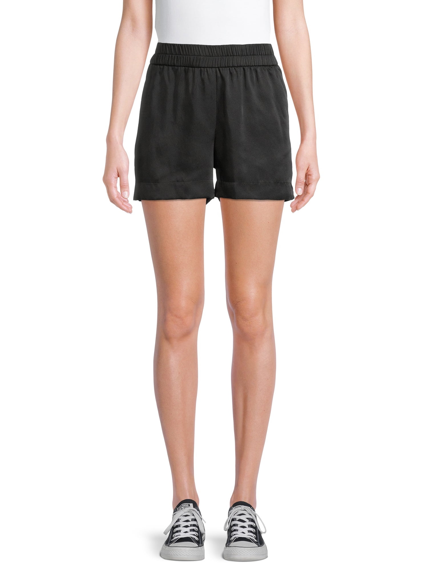 Nine.Eight Womens Pull On Soft Shorts 