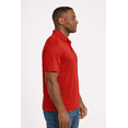 thumbnail image 2 of Expert Brand Men's Oxymesh™ Dry Fit Athletic Polo Shirt, Red, 4XL, 2 of 7