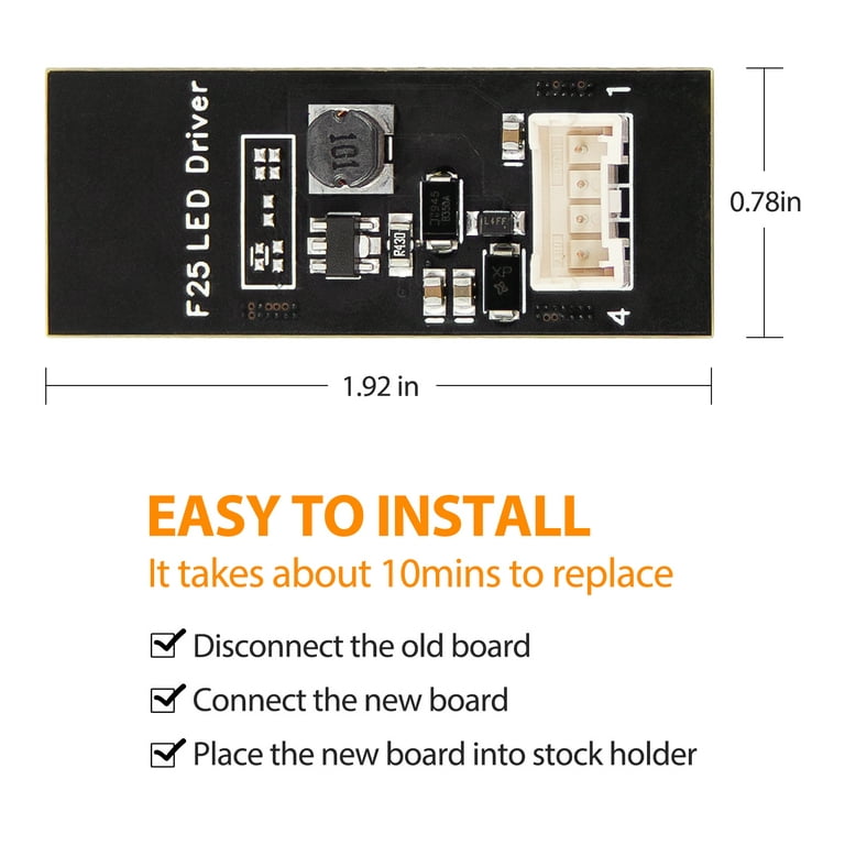 4 PCS Rear LED light Repair Replacement Board Tail Light Led Chip