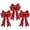 Plaid, variant on Best Choice Products Set of 3 Pre-Lit Christmas Bows, Indoor/Outdoor LED Holiday Decor w/ 8 Light Functions - Red