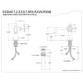 thumbnail image 5 of Kingston Brass KS3543RX Belknap One-Handle Single-Hole Bathroom Faucet with Push Pop-Up Drain, Antique Brass, 5 of 7