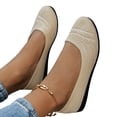thumbnail image 4 of Miqool Women's Mesh Dressy Flats Shoes Slip On Comfortable Work Ballet Flats Breathable Round Toe Dress Shoes, 4 of 7