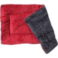 thumbnail image 1 of GFDYREE Comfort Pet Dog Crate Mat and Nap Pad, Large-Maroon/Charcoal, 1 of 6
