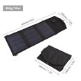 thumbnail image 4 of Placa de carga Panel solar plegable de 10,5 W Panel solar portátil de energía solar Panel de módulo solar Panel solar portátil de alta eficiencia con puerto USB, 4 of 8