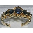 thumbnail image 2 of LBG 14k Yellow Gold Natural Sapphire Womens Anniversary Ring - Size 10.25, 2 of 4