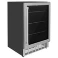thumbnail image 3 of ZLINE 24" Monument 154 Can Beverage Fridge in Stainless Steel (RBV-US-24), 3 of 5