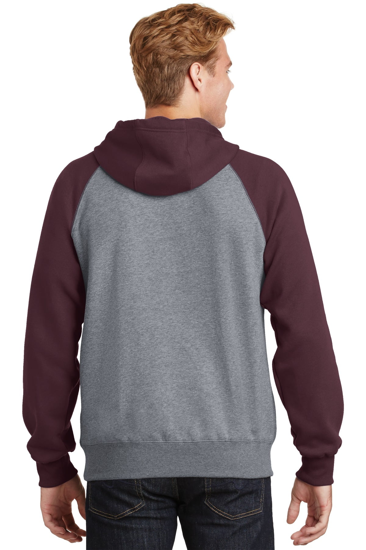 Sport-Tek Mens Soft Pullover Hooded Sweatshirt