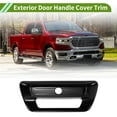 thumbnail image 2 of Cubierta de manija de puerta exterior para la puerta trasera para Dodge Ram 1500 2500 3500 19-25 (con agujero para cámara y agujero para luz) ABS negro brillante 1 pieza, 2 of 7