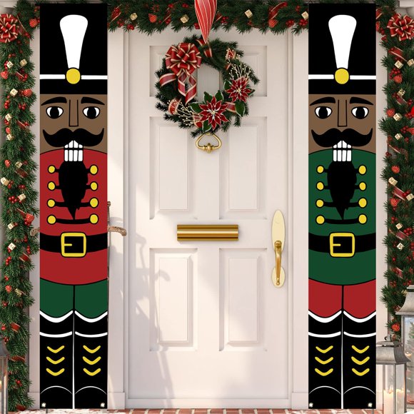 Decoraciones navideñas: cascanueces, negro, afroamericano