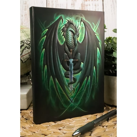Dragon's Lair Fantasy Skull Blade Dragon Embossed Journal Diary Blank Notebook