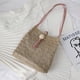 thumbnail image 2 of Bolsa tipo cubo tejido Durable con cuentas de madera Resistente a los arañazos Mujer Ocio diario Ndcxsfigh Para Estrenar, 2 of 7