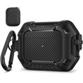 thumbnail image 1 of Funda para AirPods Pro MOBOSI Secure Lock de fibra de carbono a prueba de golpes, 1 of 7