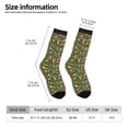 thumbnail image 2 of Balery Christmas Hat sock Calcetas Largas con Estampado para Hombre y Mujer – Suaves y Transpirables, Talla Única (US 5-11), 2 of 6