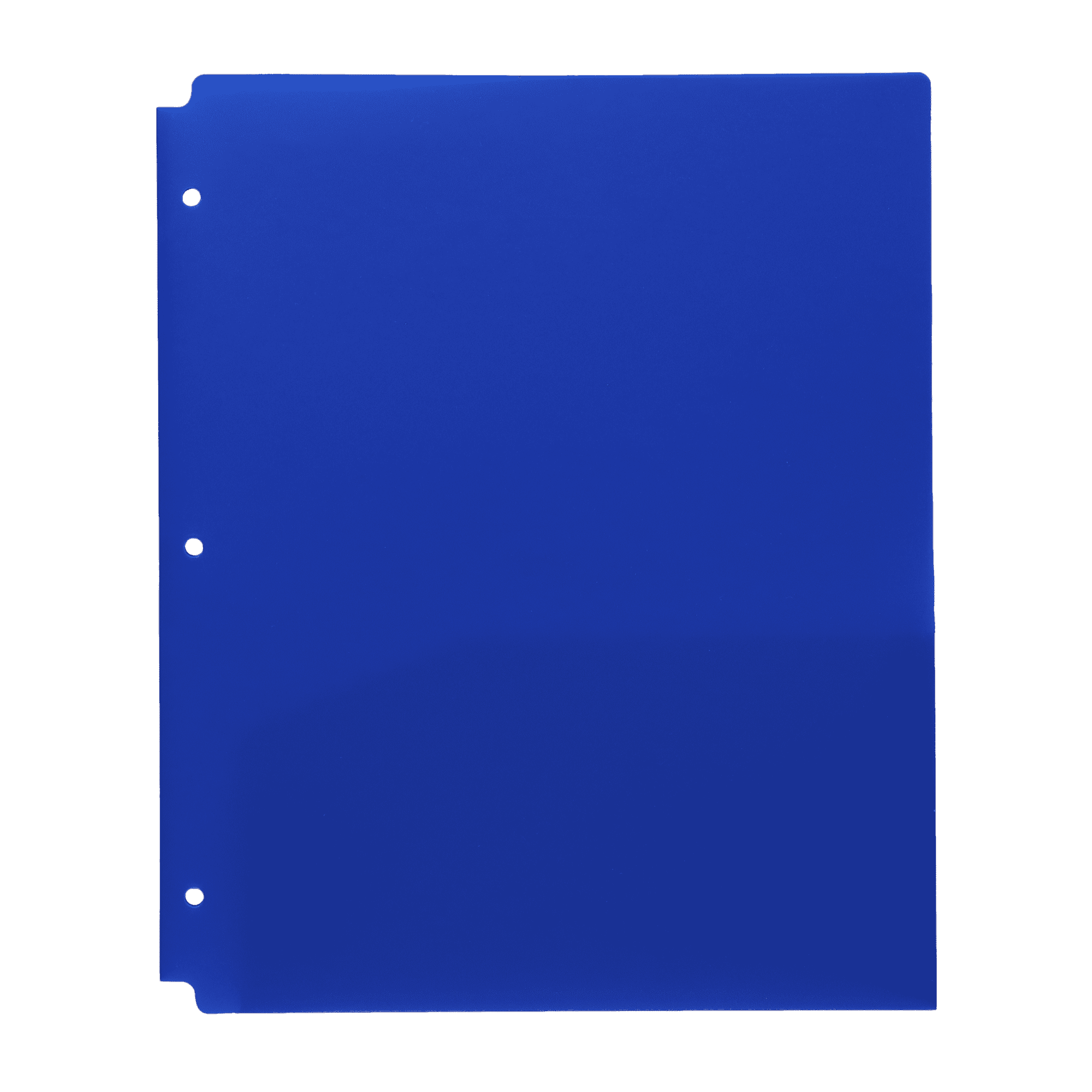 (4 pack) Pen+Gear 2-Pocket Poly Folder, Blue
