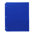 thumbnail image 2 of (4 pack) Pen+Gear 2-Pocket Poly Folder, Blue, 2 of 9