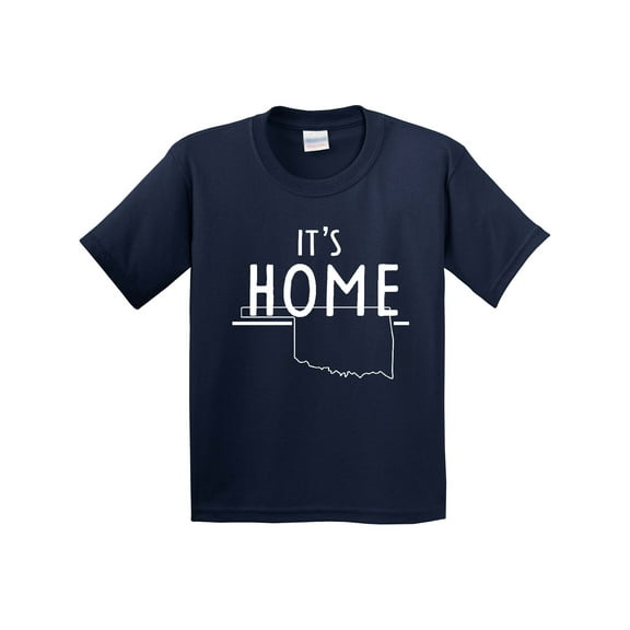 Inktastic It's Home State of Oklahoma Outline Youth T-Shirt