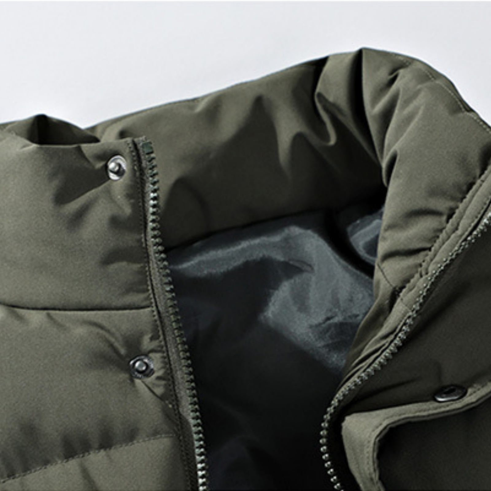 TrdSipl Men Puffer Vest Casual Stand Collar Quilted Waistcoat Outdoor Padded Jacket Coat Vest 2025 Winter Full Zipper Up Jacket for Hiking Travel Golf