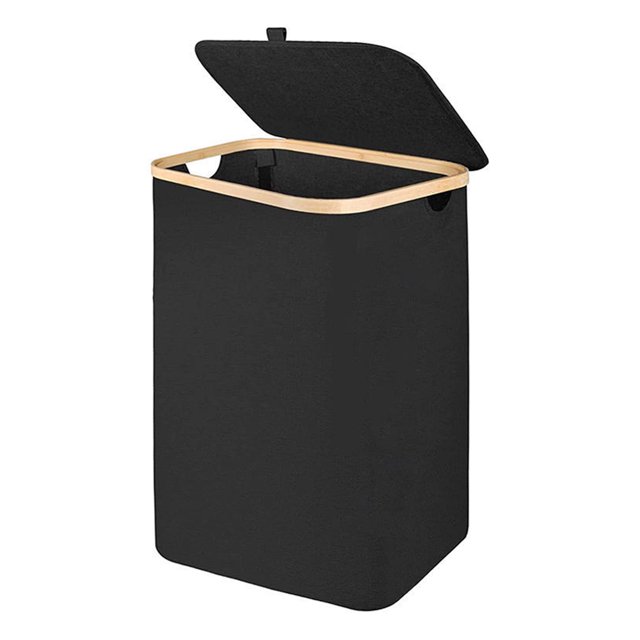 LCXmlly Soap Storage Box Collapsible Laundry Hamper (105L) Large Capacity with Lid and Handle Clothes Basket