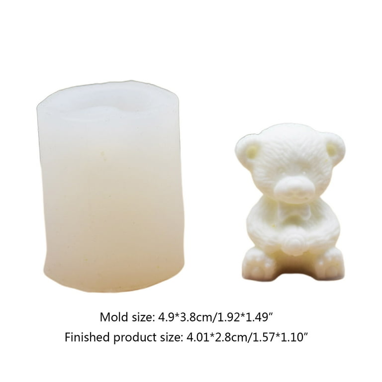 Cartoon Cute Little Bear Molds 3d Handmade Soap Craft Baking Fond Family  Gift