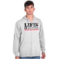 thumbnail image 4 of Life Is Better With Burgers Wimpy Zip Up Hoodie Men's Women's Brisco Brands M, 4 of 5