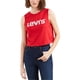 thumbnail image 1 of Levi's Camiseta sin mangas recortada para mujer, rojo, grande Levis Camiseta sin mangas, 1 of 1