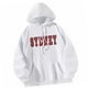 thumbnail image 1 of Sudadera con capucha para hombre y mujer Y2K con estampado gráfico elegante de manga larga con capucha para adolescentes y niñas que viajan al trabajo Blanco Yinane sudadera con capucha de mujer, 1 of 8