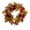 B,Lighted, variant on Artificial Fall Front Door Wreath, Maple Leaf Sunflower Pumpkin Berry Autumn Wreath, Harvest Door Hanging Decor, Farmhouse Thanksgiving Porch Ornament, Fall Foliage Wreath for Home Decorations