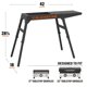 thumbnail image 5 of Blackstone - Soporte universal para plancha con pierna ajustable y estante lateral, hecho para adaptarse a mesa de propano de 17 o 22 pulgadas, acces, 5 of 6