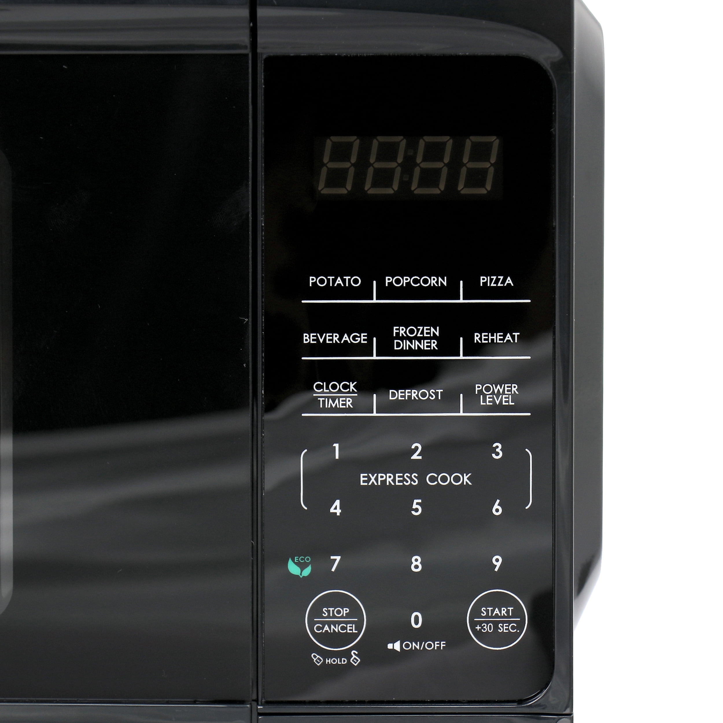 Galanz 0.7 cu ft 700W Countertop Microwave Oven in Black with One Touch Express Cooking