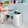 thumbnail image 2 of Giantex  Portable Washing Machine, 2-in-1 Full-Automatic Wash & Dry, 8 lbs Capacity Laundry Washer w/5 Programs, 3 Water Levels & Drain Pump, Compact Cloth Washer Spinner, 2 of 8