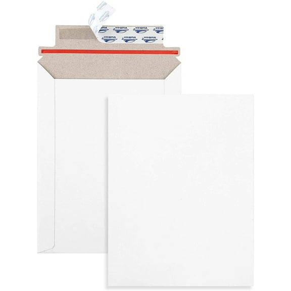 Rigid Photo Document Card Mailers Envelopes Stay Flats 100% Recyclable ;50 6x8