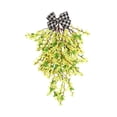 thumbnail image 3 of Corona de Lágrima de Flores Artificiales, Accesorio para Fotos de Primavera Y Verano, Decoración Colgante Reutilizable para Oficina, Interior, Exterio Amarillo, 3 of 8