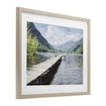 thumbnail image 2 of Stupell Industries Coastal Dappled Lake Dock Birch Framed Print Under Glass, 16 x 13, by Kim Curinga, 2 of 8