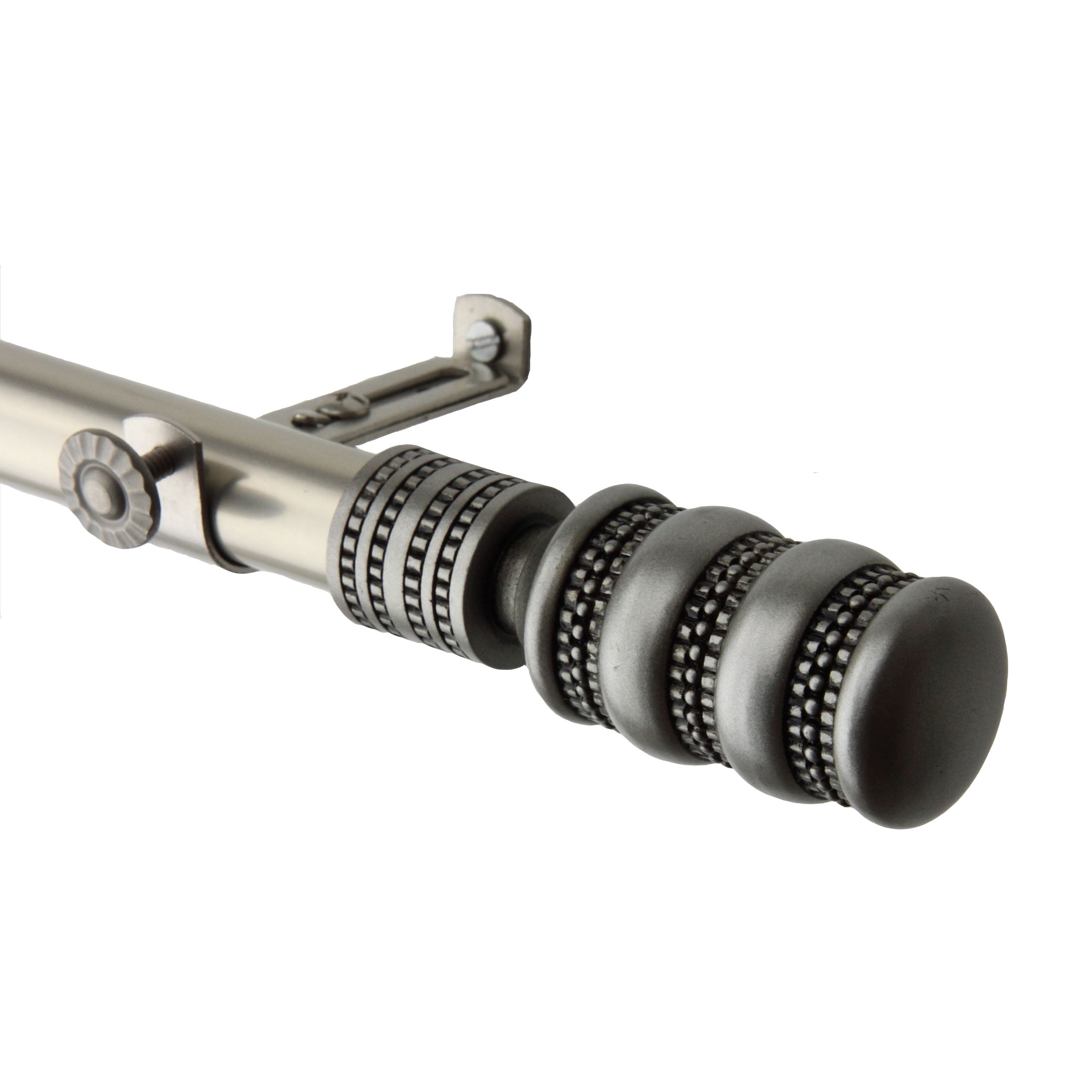 13/16" Dia Adjustable 48-84" Arturo Curtain Rod in Satin Nickel