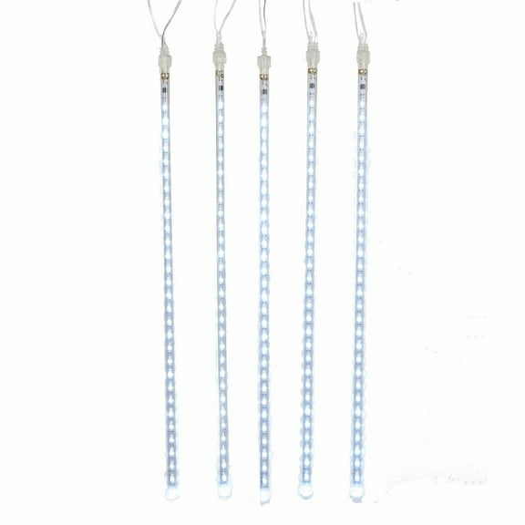 Kurt Adler Indoor Outdoor 150 LED Light Holiday Winter Meteor Shower Set