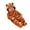 Orange, variant on Baby Tiger Hooded Romper Soft Plush Warm Animal Jumpsuit Halloween Dress-Up Outfit