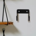 thumbnail image 5 of MRLESS Black Metal Wall Mount Ironing Board Holder for Laundry Room, Space-Saving Iron Hanger and Storage Rack Organizer, 5 of 8