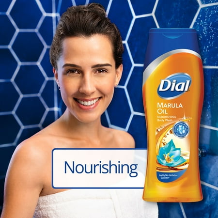 Dial Nourishing Body Wash, Marula Oil, 21 fl oz (Pack of 4)