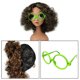 thumbnail image 3 of Mirabel Cosplay Peluca, Disfraz Vestido Cabello Con Gafas Monturas Cabello Corto Y Rizado Vestir Halloween Disfraces Peluca Cosplay Prop Para Niñas Niños Mascarada Muyoka Hogar, 3 of 7