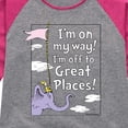 thumbnail image 3 of Dr. Seuss - I'm On My Way - Toddler And Youth Raglan Graphic T-Shirt, 3 of 6