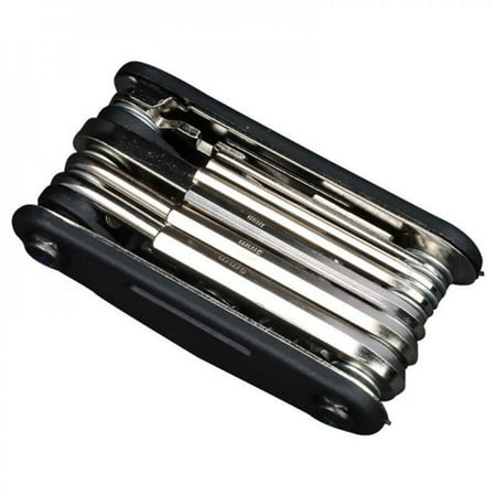 

Popvcly Multi-function Cycling Equipment 15 In 1 Inside And Outside Hexagonal Screwdriver Wrench Tool