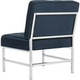 thumbnail image 5 of Safavieh Ansel Modern Tufted Chrome Accent Chair, Multiple Colors, 5 of 9